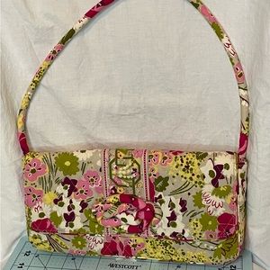 👛 VeraBradley Make Me Blush Knot Closure Clutch/shoulder Bag. Retired. 👛